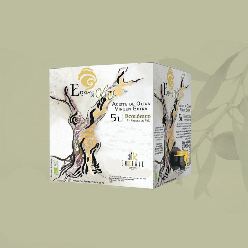 Aceite de Oliva Virgen Extra Ecológico en Bag-in-Box 5L (Enklave)