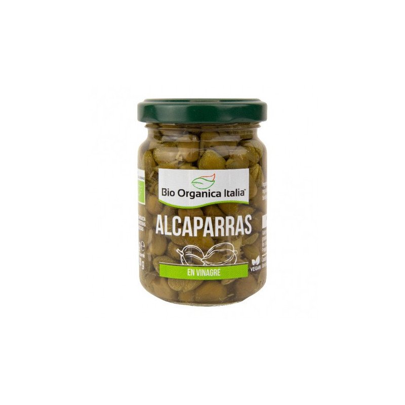 Alcaparras en Vinagre 140 Gr (Bio Orgánica Italia)