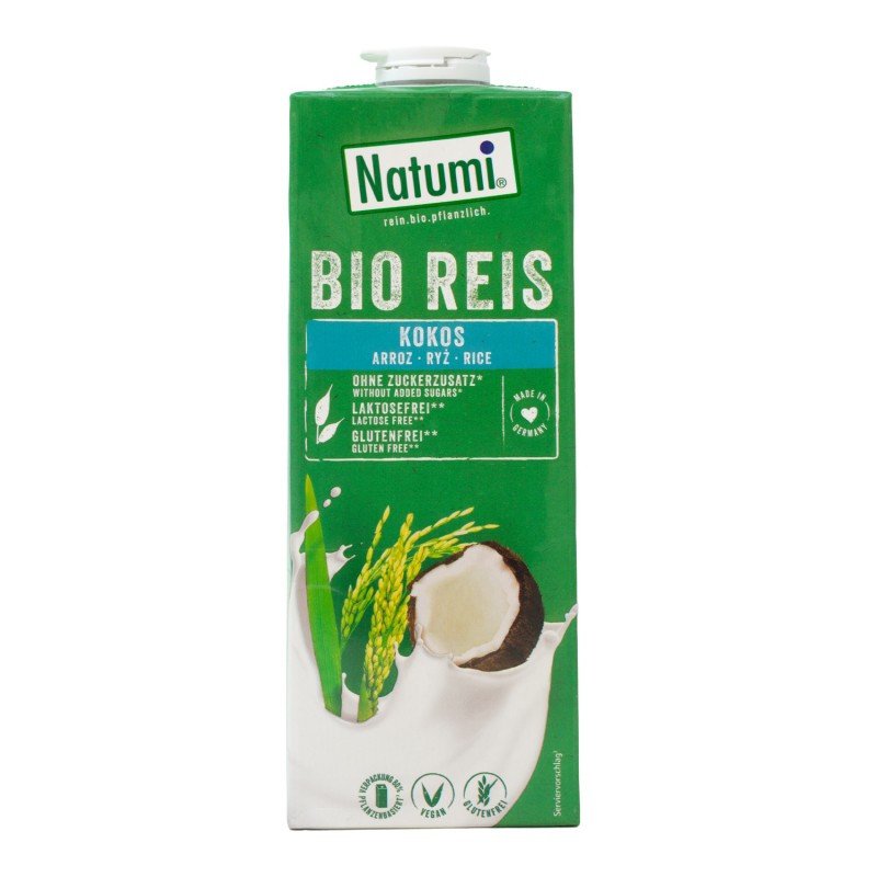 Bebida de Arroz y Coco sin Gluten 1 L (Natumi)