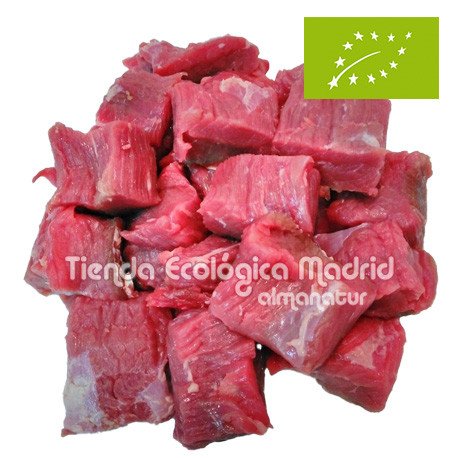 Carne de Ternera Ecológica para Guisar, Pack 0,5 Kg (Las Hazas)