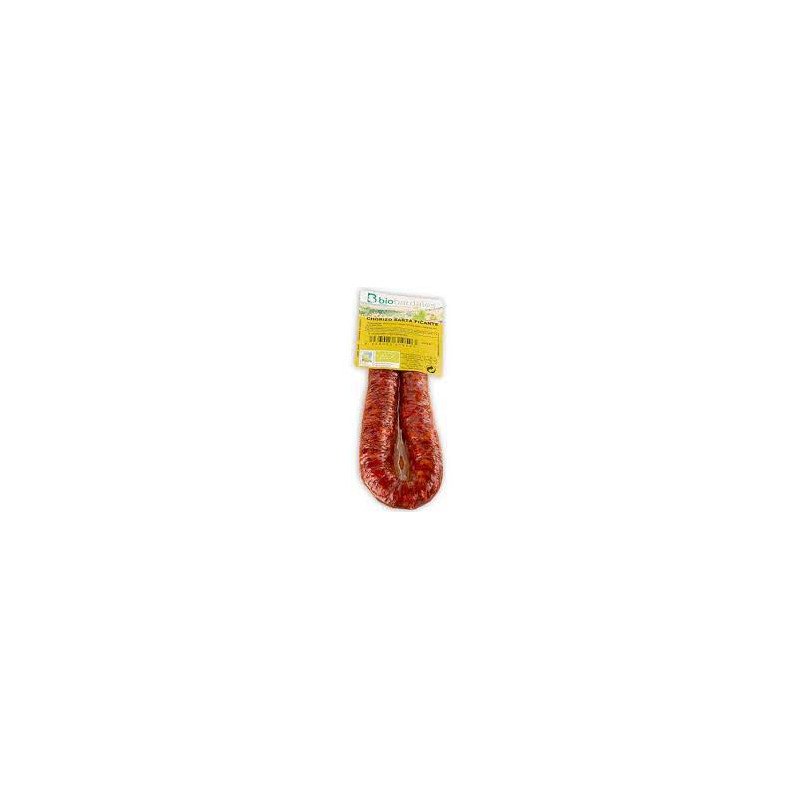 Chorizo Sarta Picante Ecológico, Pieza 200 Gr (Biobardales)