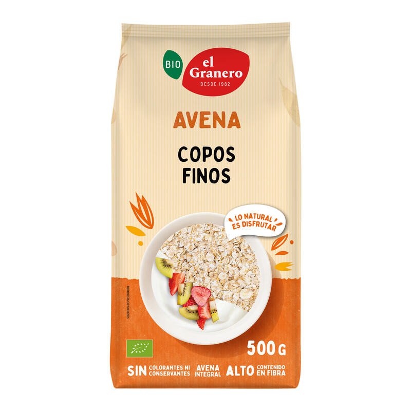 Copos de Avena Integral 500 Gr (El Granero)