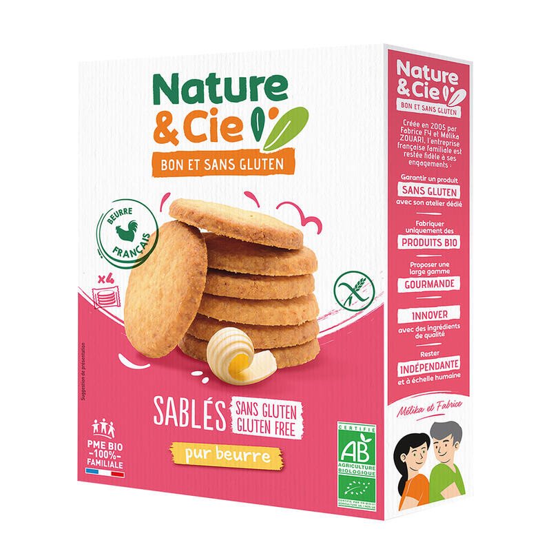 Galletas de Mantequilla sin Gluten 135 Gr (Nature&Cie)