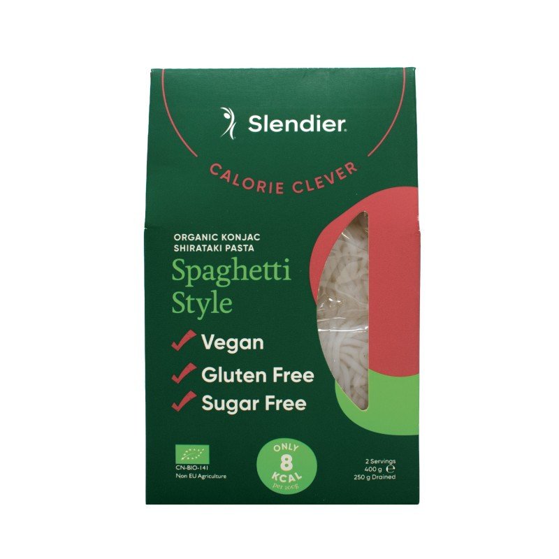 Pasta Konjac Espaguetis 400 Gr (Slendier)