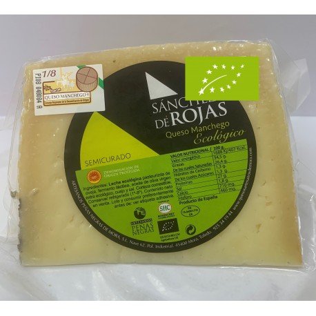 Queso Manchego Semicurado 250 Gr (Sánchez de Rojas)