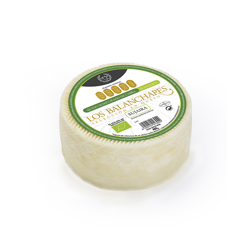 Queso de Cabra Semicurado 400 Gr (Sujaira)